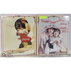 SET OF REPRODUCTION COCA COLA PRINTS 1895,
