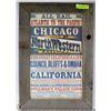Image 1 : VINTAGE CHICAGO & NORTH WESTERN RAILWAY WALL