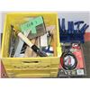 Image 1 : MILK CRATE OF ASSORTED TOOLS