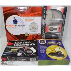 GOLF SET INCL POP-UP CHIPPING NET, PUTTING PAL,
