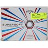 Image 1 : CALLAWAY SUPERSOFT BOX OF 4 SLEEVES GOLFBALLS