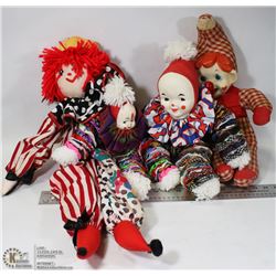 FLAT OF CLOWNS 2 HANDMADE W/1 RARE
