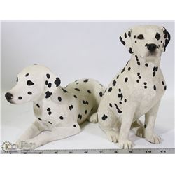 SET OF 2 SANDICAST DALMATIAN DOG