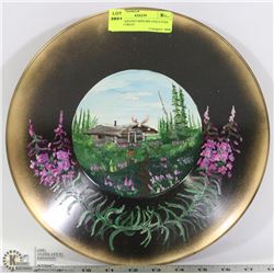 HAND PAINTED MINORS GOLD PAN FROM YUKON