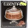 Image 1 : PEDESTAL CAKE PLATE WITH DOME LID