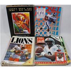 COLLECTABLE SPORTS PROGRAMS FOOTBALL 1980/90'S