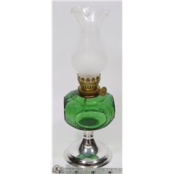 VINTAGE OIL LAMP WITH SHADE