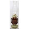 Image 1 : VINTAGE OIL LAMP WITH SHADE
