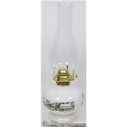VINTAGE OIL LAMP WITH SHADE
