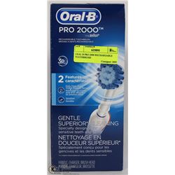 ORAL B PRO 2000 RECHARGEABLE TOOTHBRUSH