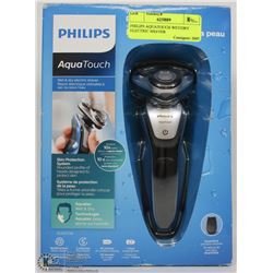 PHILIPS AQUATOUCH WET/DRY ELECTRIC SHAVER