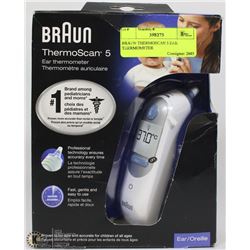 BRAUN THERMOSCAN 5 EAR THERMOMETER