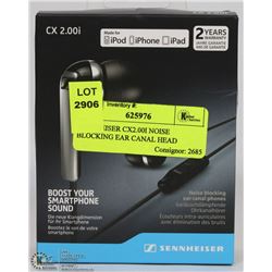 SENNHEISER CX2.00I NOISE BLOCKING EAR CANAL HEAD