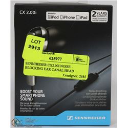 SENNHEISER CX2.00I NOISE BLOCKING EAR CANAL HEAD