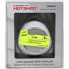 Image 1 : HOTSHOT LITTLE SPEAKER WITH ATTITUDE WHITE CHROME