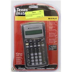 TEXAS INSTRUMENTS BA II PLUS CALCULATOR