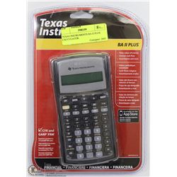 TEXAS INSTRUMENTS BA II PLUS CALCULATOR