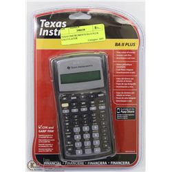 TEXAS INSTRUMENTS BA II PLUS CALCULATOR