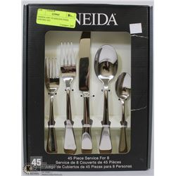 ONEIDA 45PC STAINLESS STEEL SERVING SET