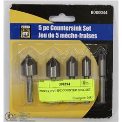 POWERFIST 5PC COUNTER SINK SET