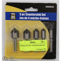 POWERFIST 5PC COUNTER SINK SET