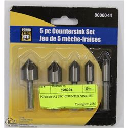 POWERFIST 5PC COUNTER SINK SET