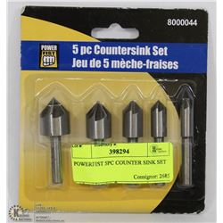 POWERFIST 5PC COUNTER SINK SET