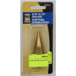 POWERFIST 3/16-7/8" STEP DRILL