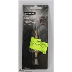 PROPOINT  10 STEP QUAD FLUTE STEP DRILL