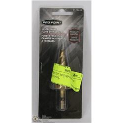 PROPOINT  10 STEP QUAD FLUTE STEP DRILL