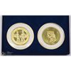 Image 1 : LOT OF 2 ASSEMBLY OF TREATY CHIEFS MEDALLIONS
