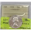 Image 1 : 1958 ICCS MS 64 CANADA SILVER 50 CENT