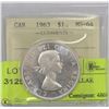 Image 1 : 1963 ICCS MS64 SILVER DOLLAR