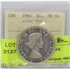 Image 1 : 1964 ICCS MS64 SILVER DOLLAR