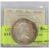 Image 1 : 1954 ICCS MS62 SILVER DOLLAR