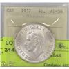 Image 1 : 1937 ICCS AU58 SILVER DOLLAR