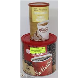 TIM HORTON'S ORIGINAL BLEND 930G & FRENCH VANILLA