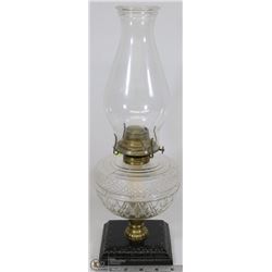 VINTAGE OIL LAMP WITH SHADE