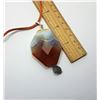 Image 1 : TRI COLORED NATURAL AGATE PENDANT & CORD