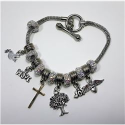 PANDORA STYLE EASTER THEMED BRACELET