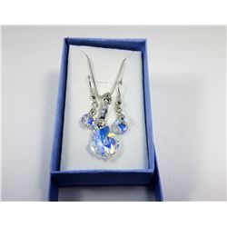 GENUINE SWAROVSKI PENDANT & EARRINGS