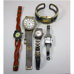 LOT OF 5 LADIES WATCHES
