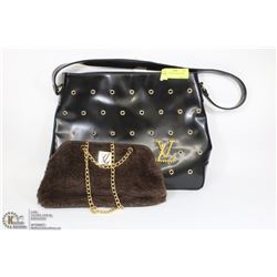 LOT OF 2 REPLICA LOUIS VUITTON PURSES