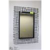 Image 1 : 20"X28" BLACK METAL MIRROR
