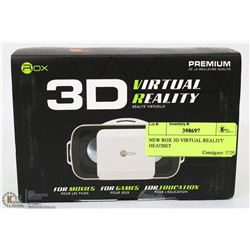 NEW ROX 3D VIRTUAL REALITY HEADSET