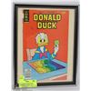 Image 1 : WALT DISNEY DONALD DUCK FRAMED COMIC BOOK DISPLAY