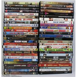BOX OF 50+ DVD MOVIES