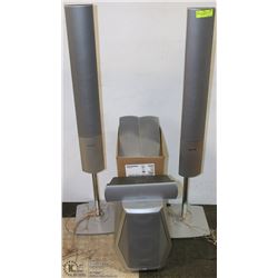 PANASONIC SPEAKER SET INCL 2 TOWER SPEAKERS, 3