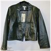 Image 1 : NEW LADIES LEATHER JACKET GREEN SIZE 20