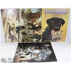 LOT OF 4 ASSORTED TIN SIGNS